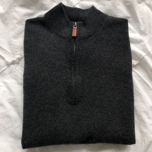 johnnie-O Cashmere Quarter Zip